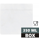 Doypack WHITE MATT 350 ml 200x60x190 mm OPP20mat/ALU8/PE80 + easy-open BOX 1000 szt.