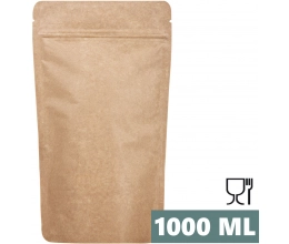 Torebka doypack ECO PLUS ALU 1000 ml 180x90x290 mm PAP45/AL8/PE90 + easy-open kpl. 100 szt.