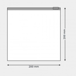 Worek z suwakiem 200x200mm 85mic. PEVA FROST (kpl. 100 szt.) Worek z suwakiem 200x200mm 85mic. PEVA FROST (kpl. 100 szt.)