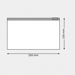 Worek z suwakiem 250x150mm 85mic.PEVA FROST (kpl. 100 szt.) Worek z suwakiem 250x150mm 85mic.PEVA FROST (kpl. 100 szt.)