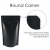 Doypack BLACK MAT 100ml 85x50x145mm OPP20MAT/AL7/PE80 + zipper + easy-open - PRÓBKA